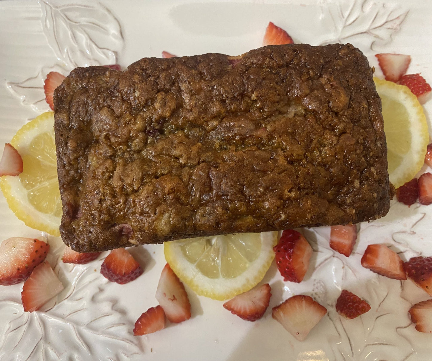 Strawberry Lemon Banana Bread