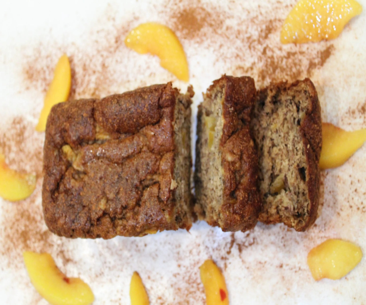 Peach Cinnamon Banana Bread