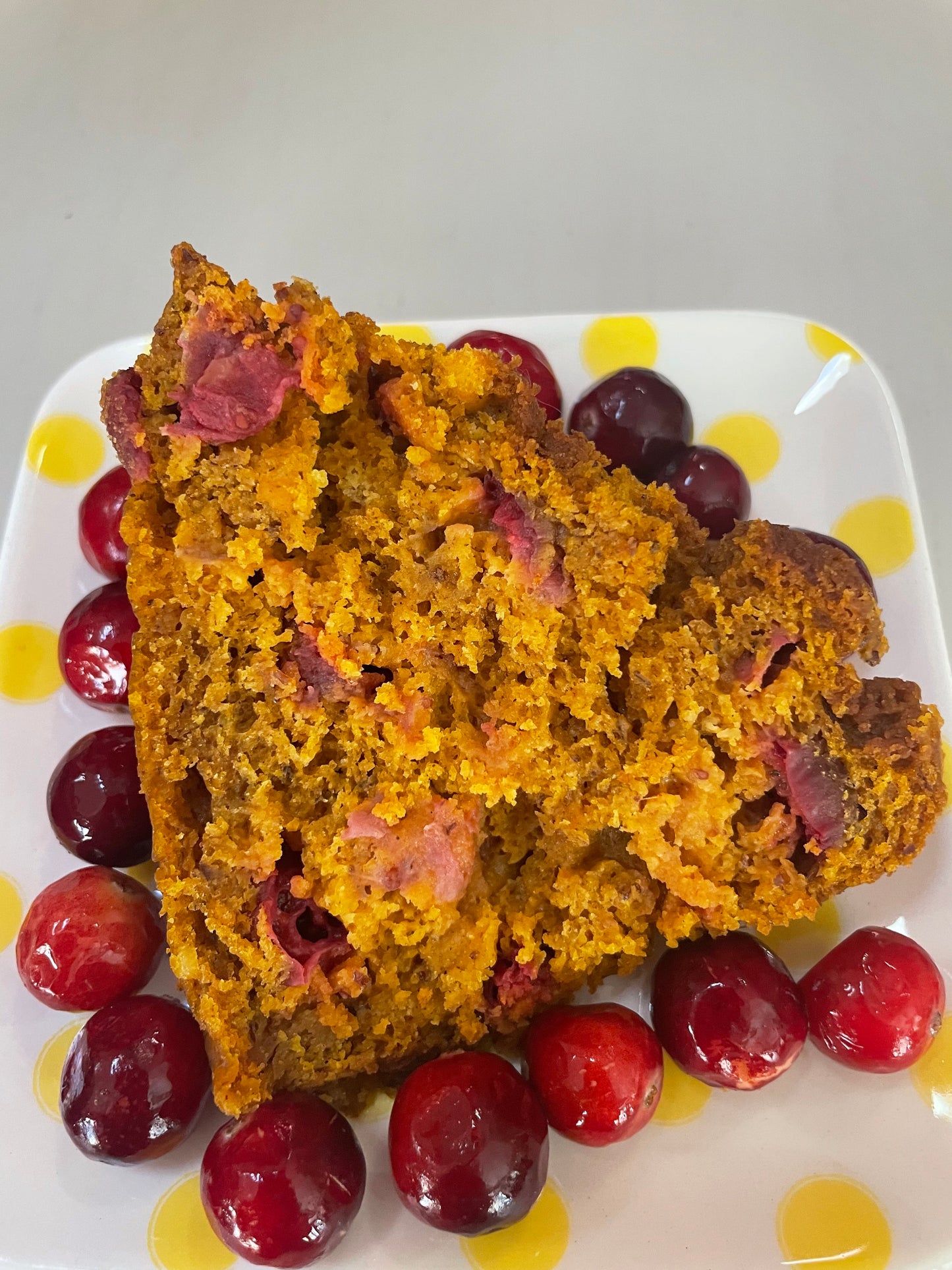 Pumpkin Cranberry Bread