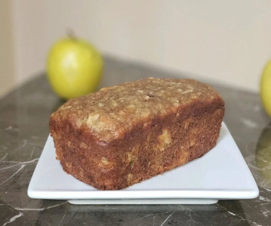 This is Colette & Frank's gluten-free apple cinnamon banana bread.