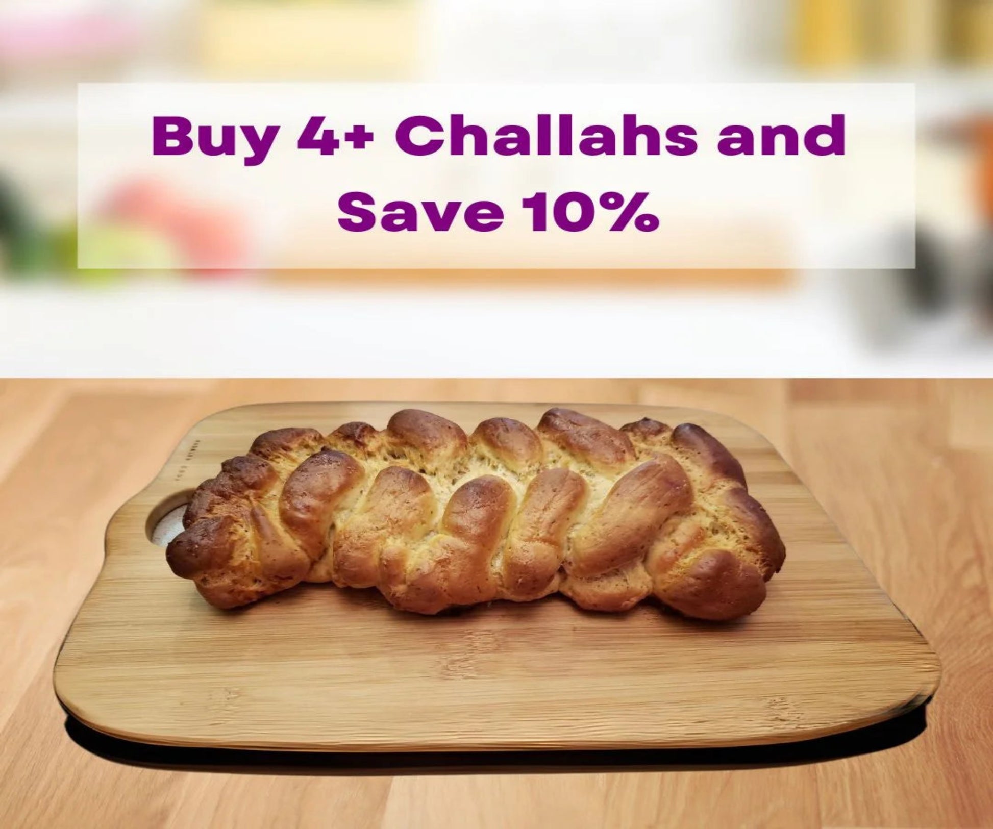 This is a top allergen-free Challah (pronounced Ha-La) bread.