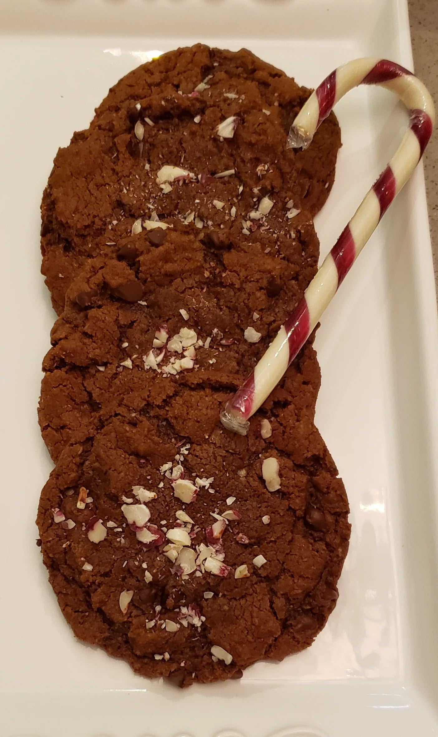 Double Chocolate Chip Peppermint Cookie