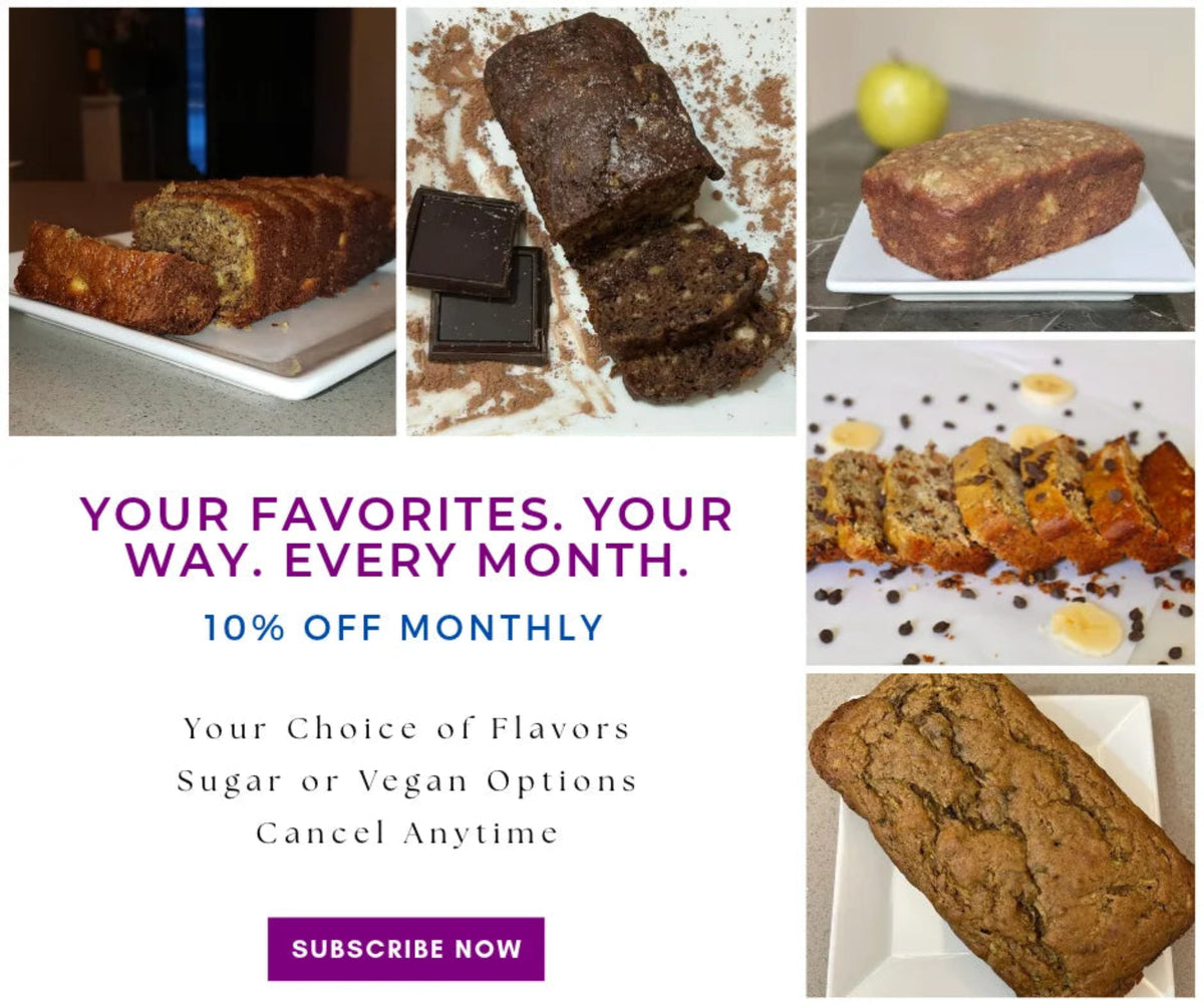 Monthly Favorites Banana Bread Subscription