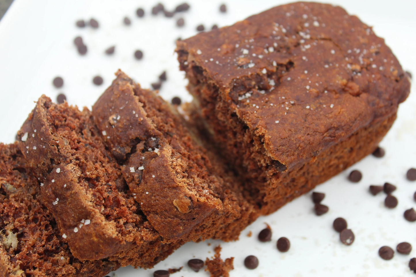Sea Salt Double Chocolate Banana Bread