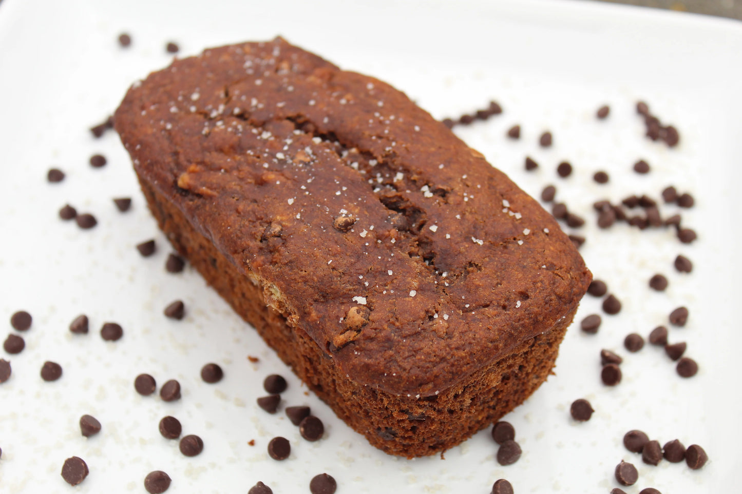 Sea Salt Double Chocolate Banana Bread